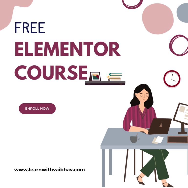 Free Elementor Course